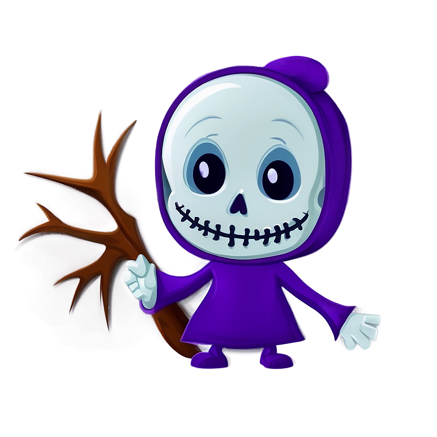 Spine-chilling Halloween Cartoon Png 06252024