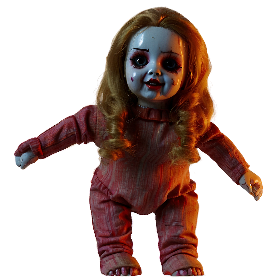 Spine-chilling Horror Doll Png 05062024