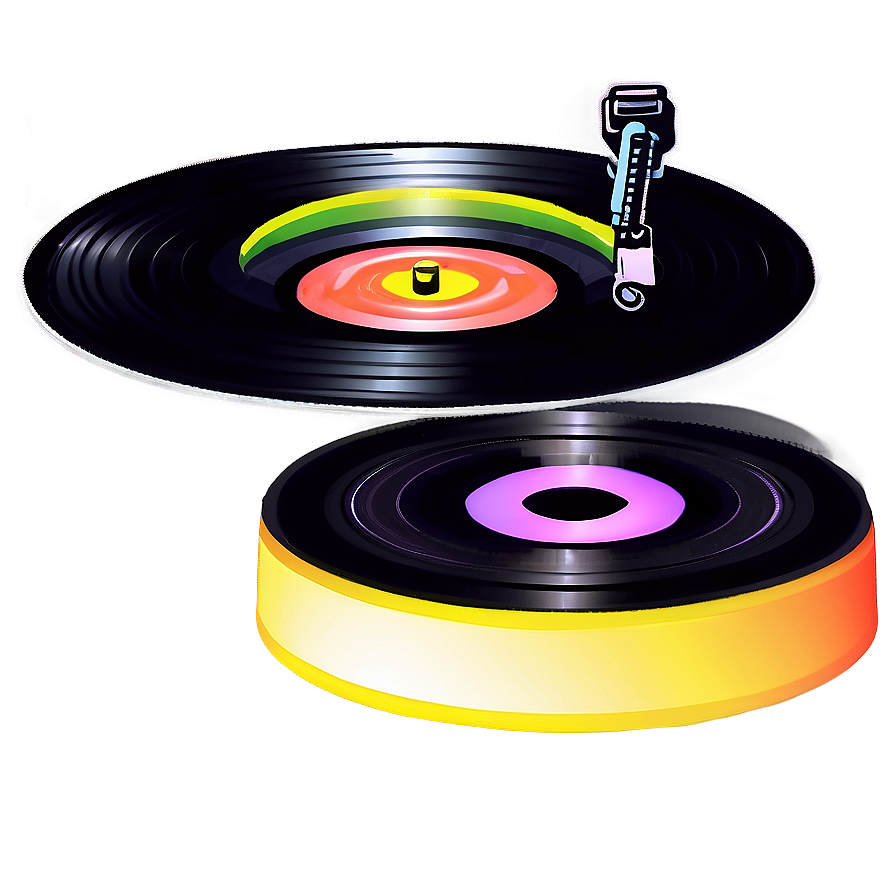 Spinning Vinyl Disc Animation Png 1