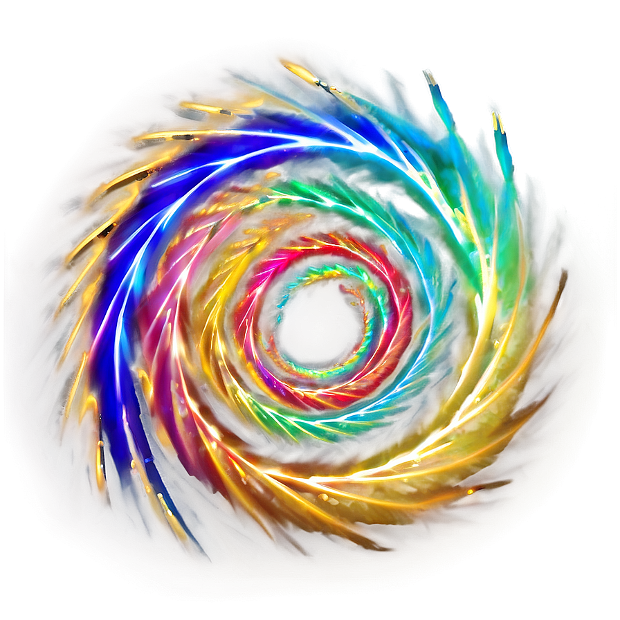 Spiral Streaks Light Png 4