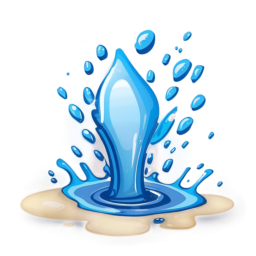 Splashing Water Cartoon Png Cee92