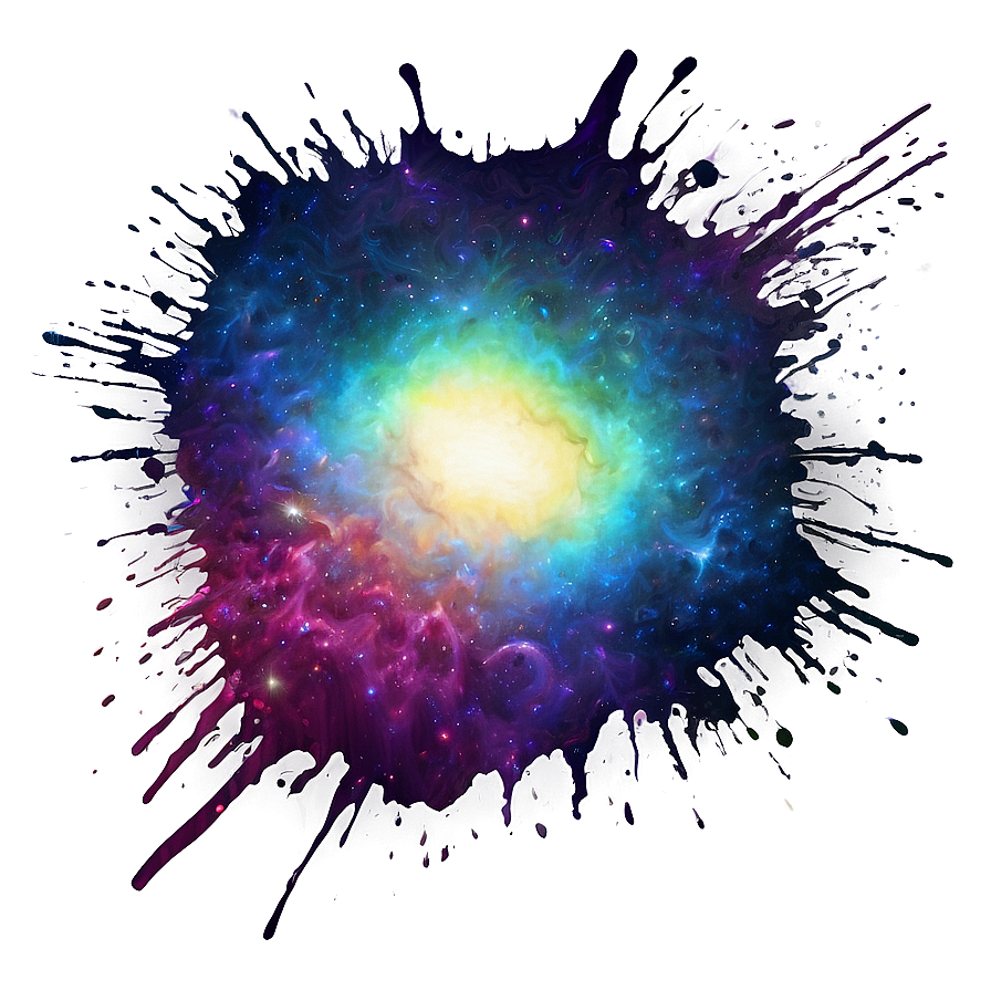 Splatter Galaxy Cosmic Png 14