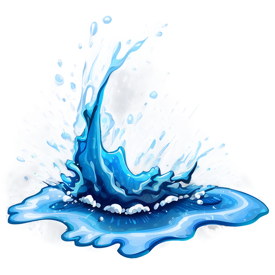 Splatter Ocean Waves Png Jom48