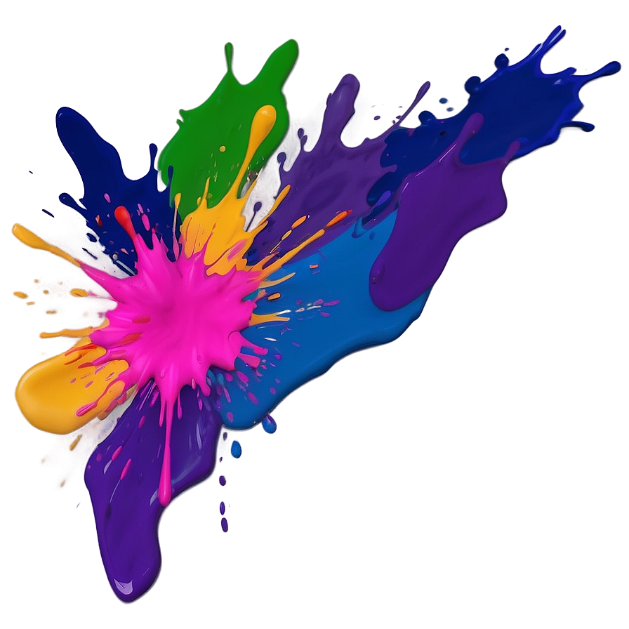 Splatter Paint Abstract Wallpaper Png 06272024