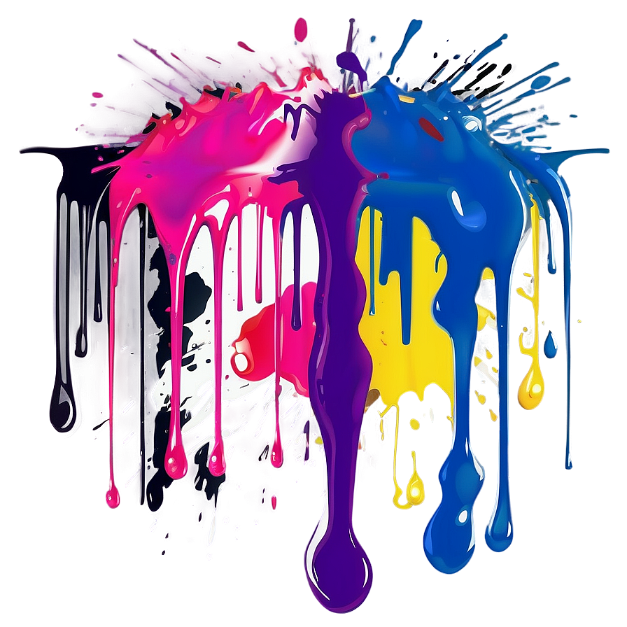 Splatter Paint Drip Chaos Png 06122024