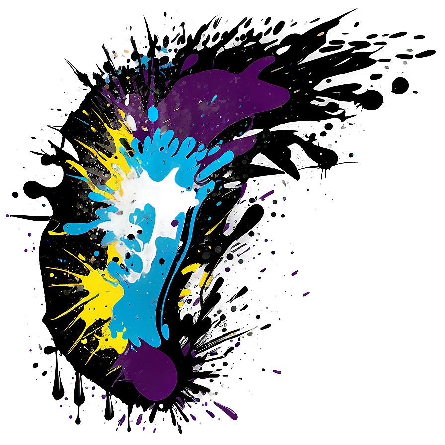 Splatter Paint Graffiti Wall Png 06272024