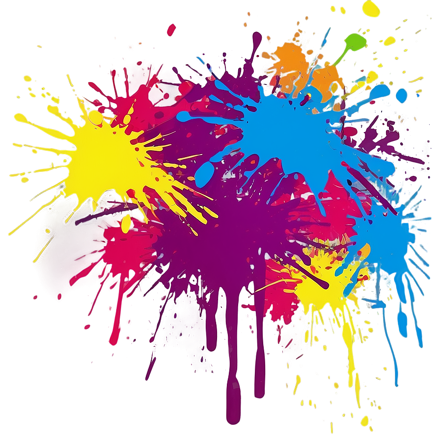 Splatter Paint Graffiti Wall Png Wef37