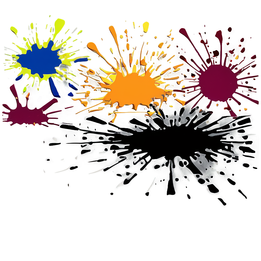 Splatter Paint Pattern Png 86