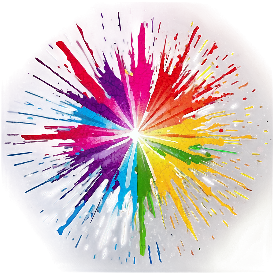 Splatter Starburst Effect Png 05042024