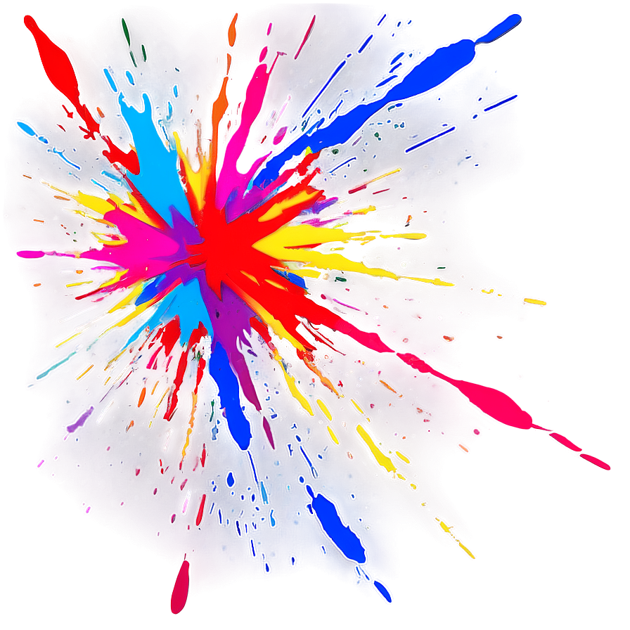 Splatter Starburst Effect Png Olk