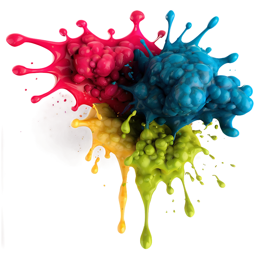 Splattered Ink Splat Png 06122024