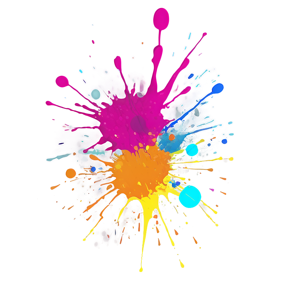 Splattered Ink Splat Png 06122024