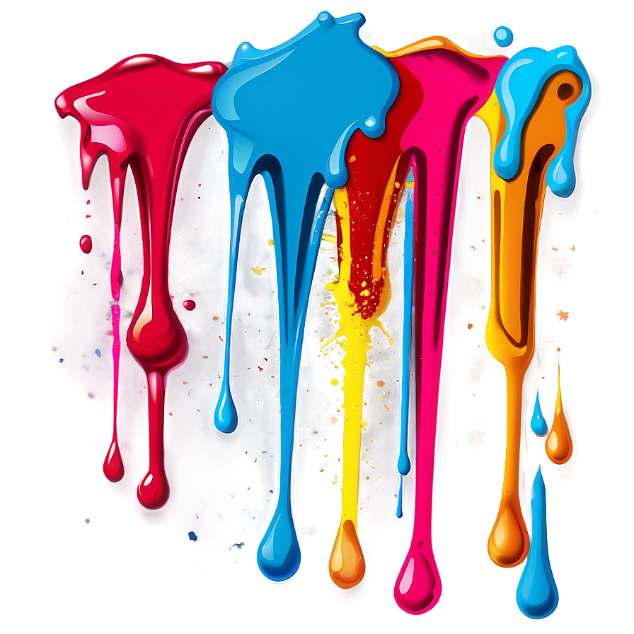 Splattered Spray Paint Drip Png Nnv69