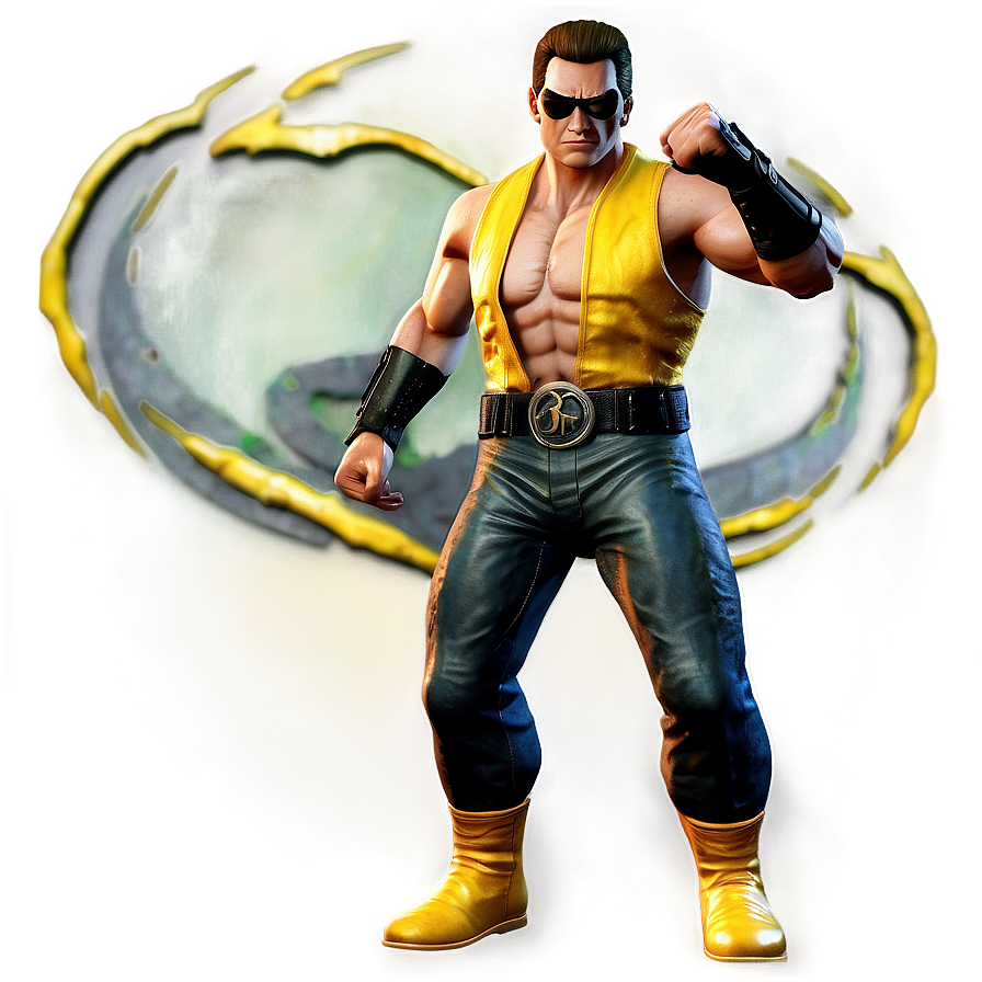 Split Punch Johnny Cage Png 06292024