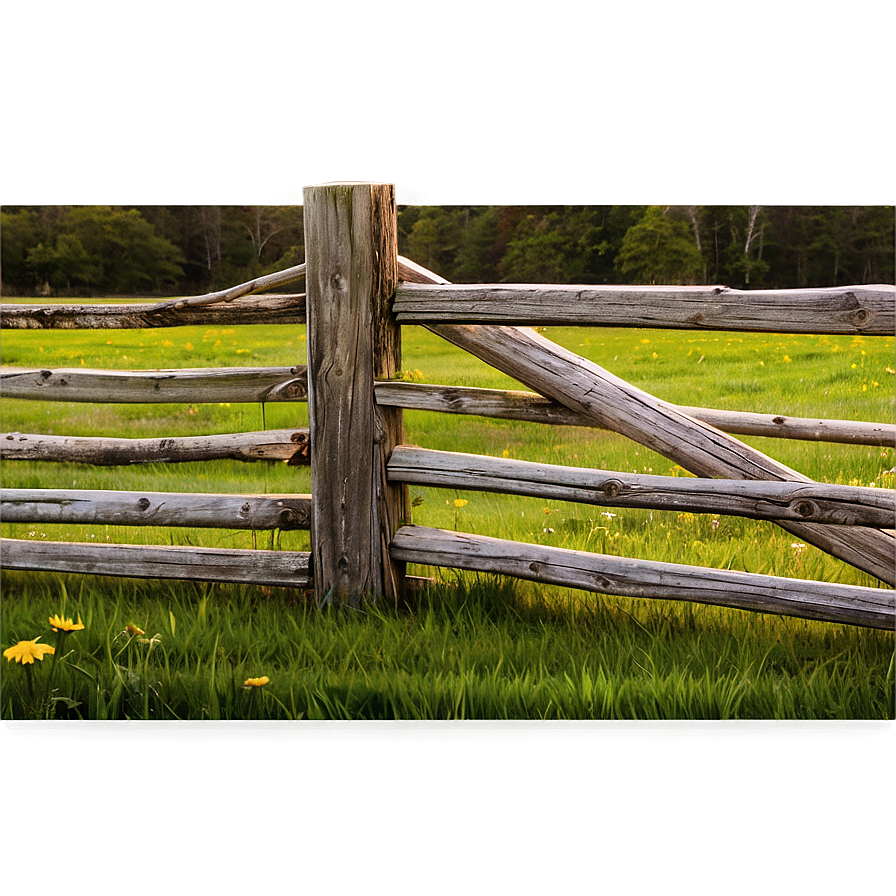 Split Rail Fence Png Clq