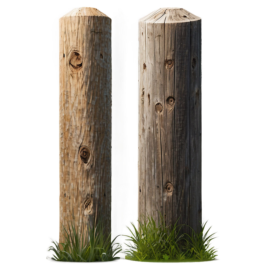 Split Wooden Pole Png Pby75