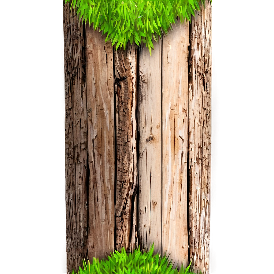 Split Wooden Post Png 31