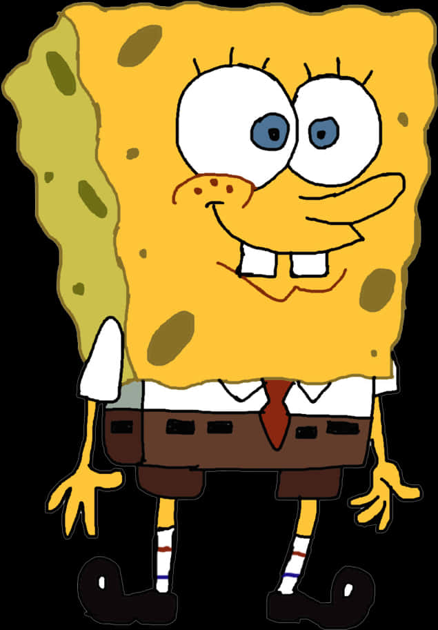 Sponge Bob Square Pants Standing Smile