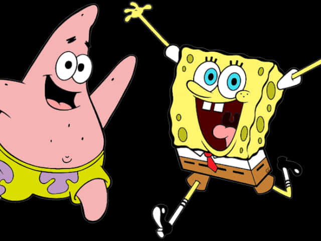 Sponge Boband Patrick Happy Moments