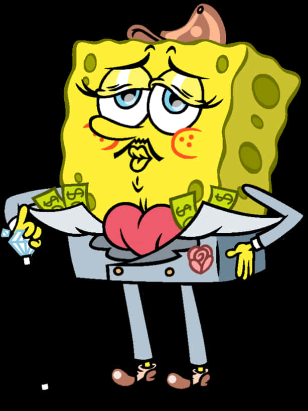 Spongebob Love Money Costume