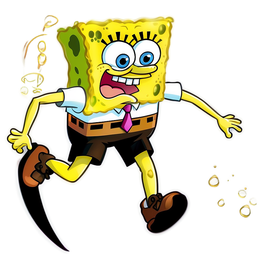 Spongebob Rushing Forward Png 26