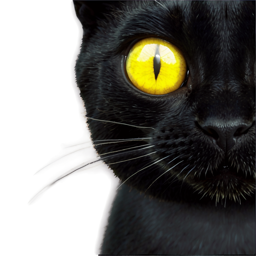 Spooky Black Cat Png Bml