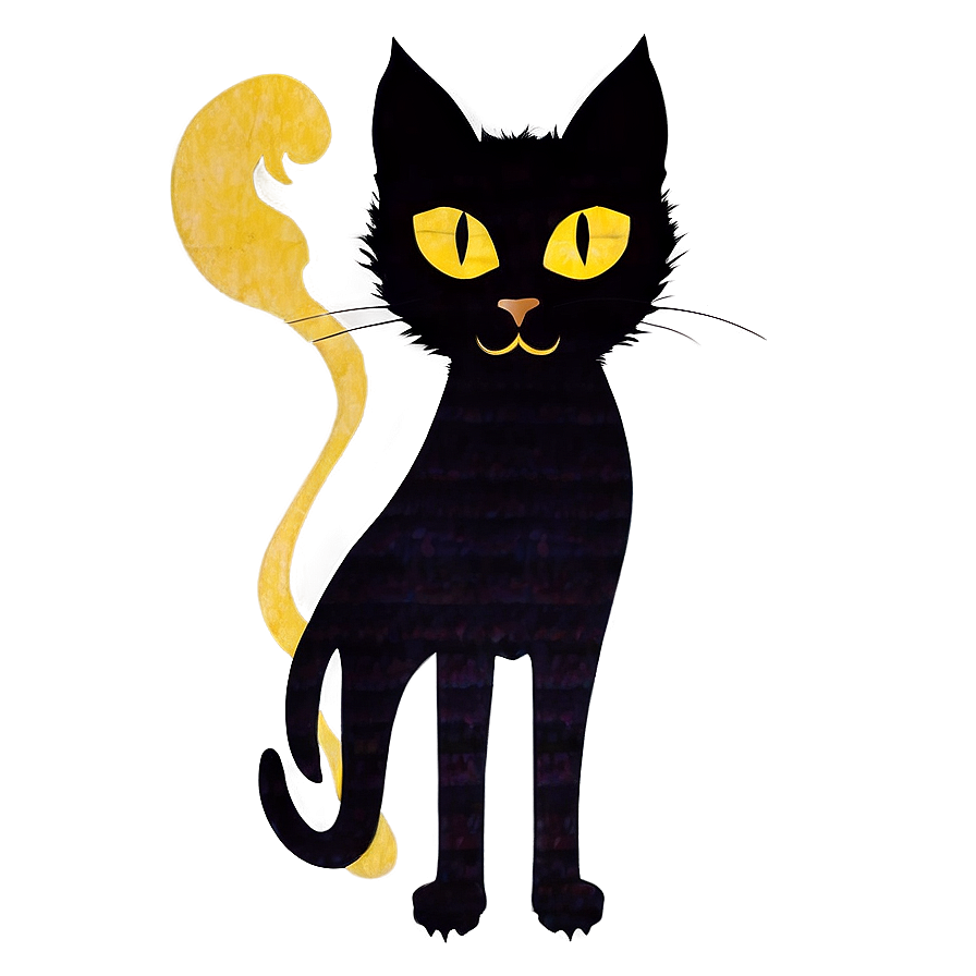 Spooky Cat Silhouette Png 13