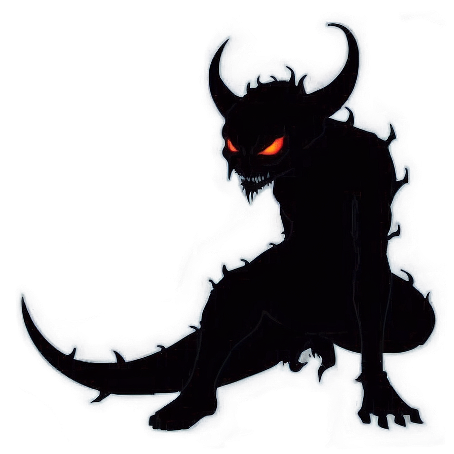 Spooky Devil Silhouette Png 05232024