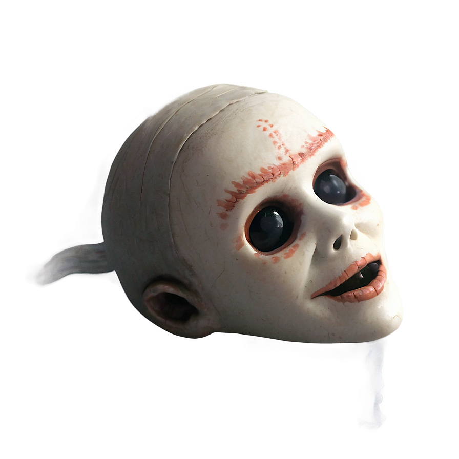 Spooky Doll Head Png Mng10