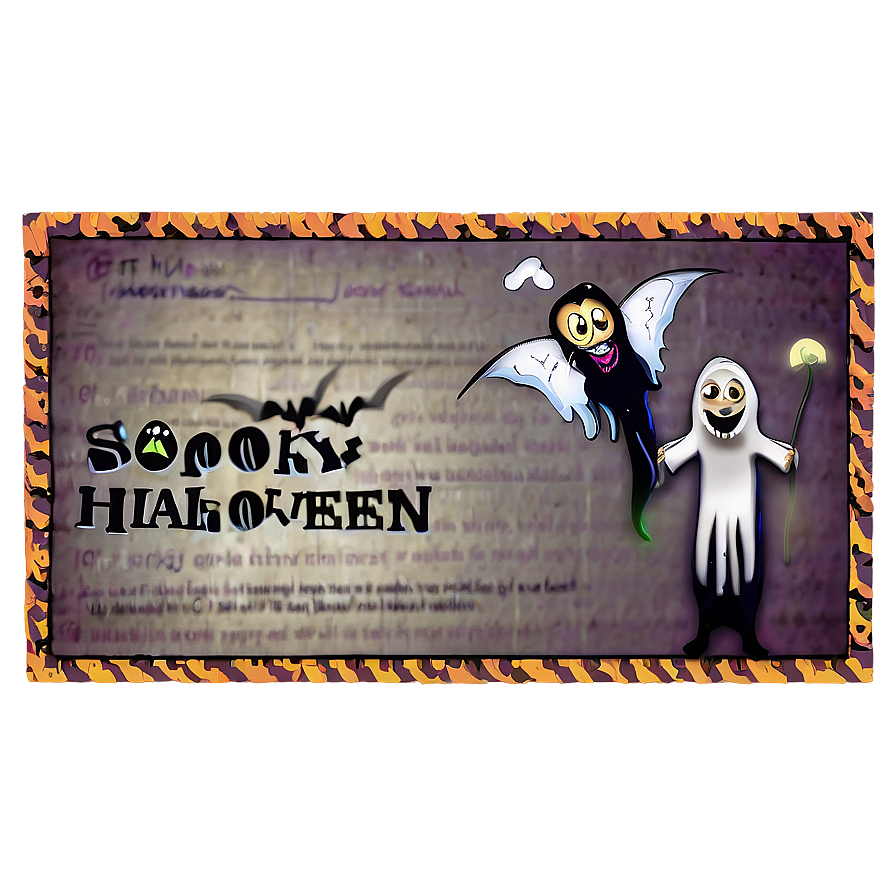 Spooky Halloween Card Png Lad82