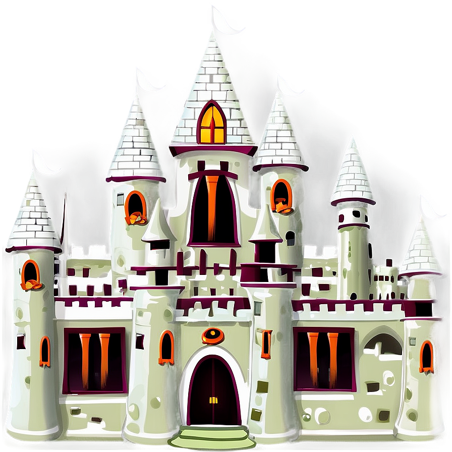 Spooky Haunted Castle Png Afm17