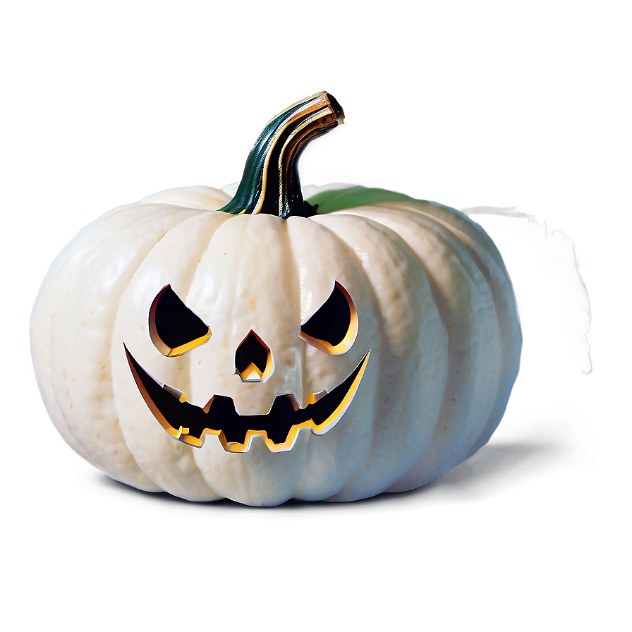 Spooky White Pumpkin Png Tjs91