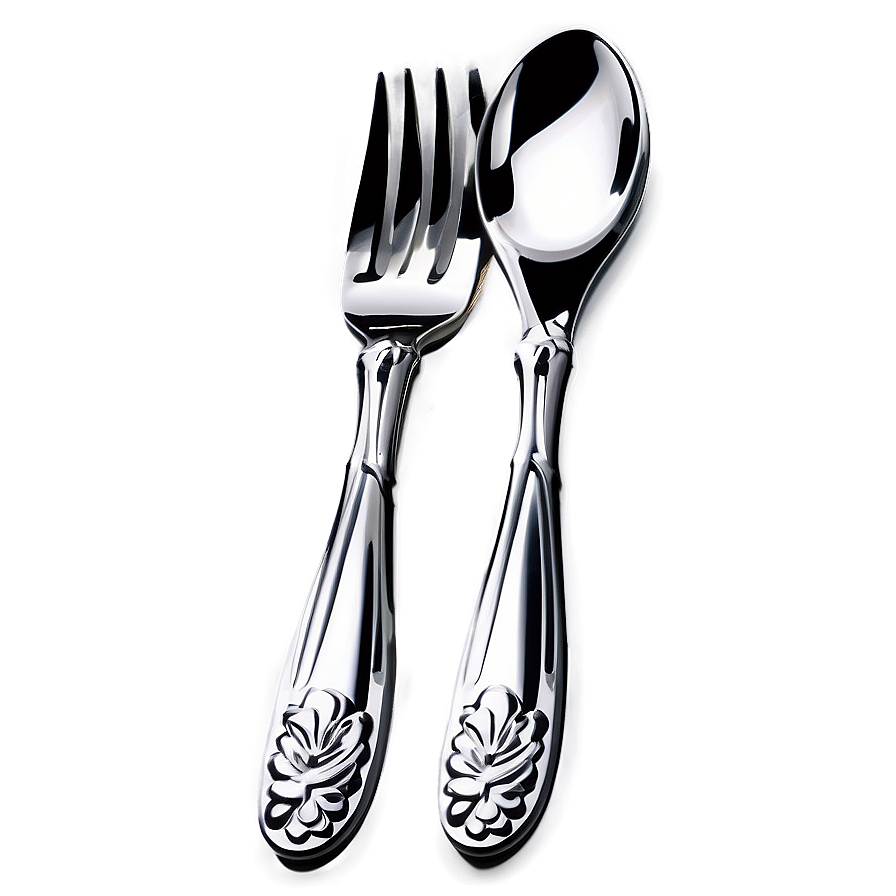 Spoon And Fork Art Png Lpq51