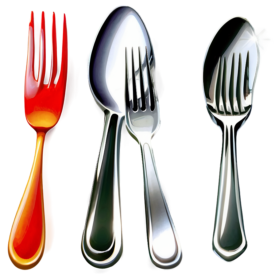 Spoon And Fork B Image