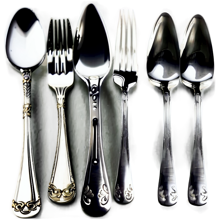 Spoon And Fork Collection Png Cyq