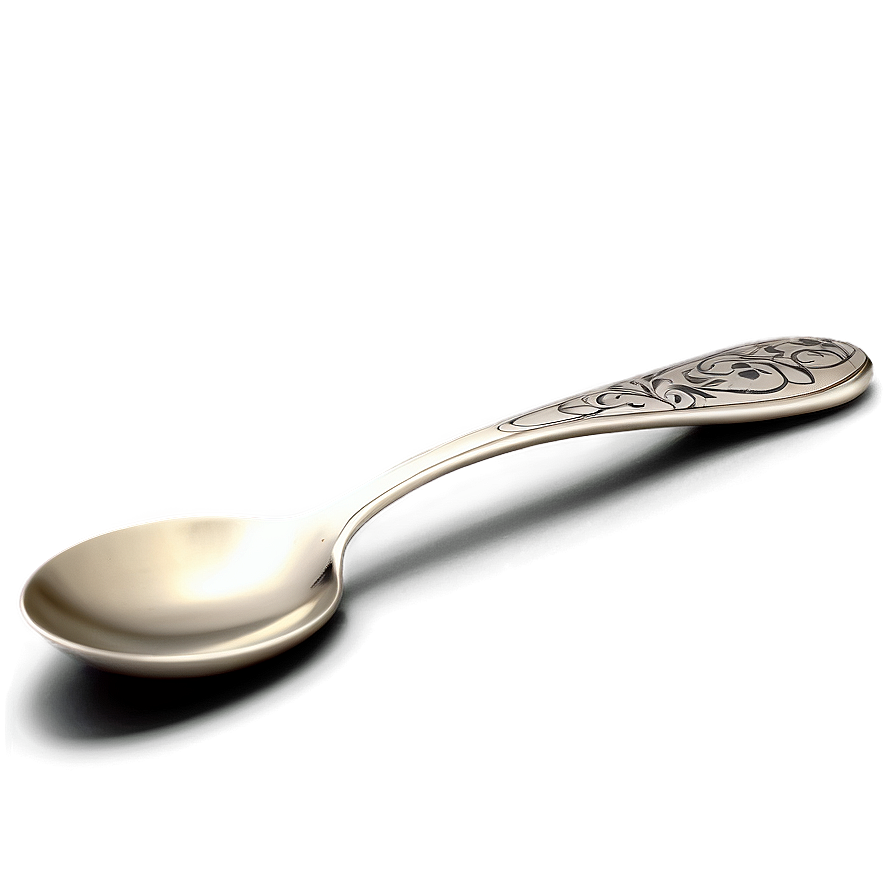 Spoon With Engraving Png 05252024