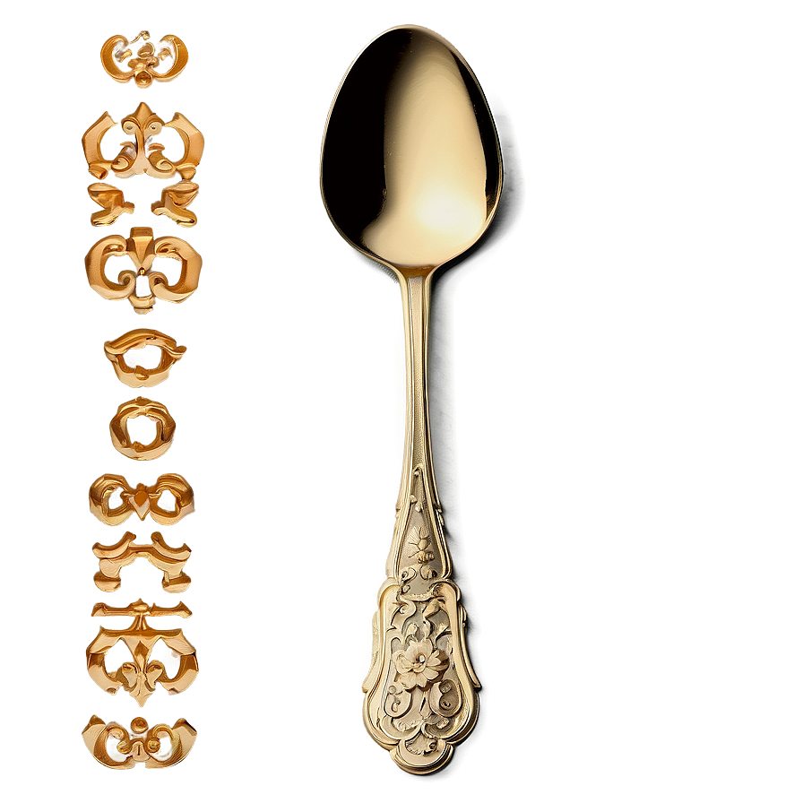 Spoon With Engraving Png Jjx45