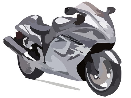 Sport Motorcycle Vector Illustration