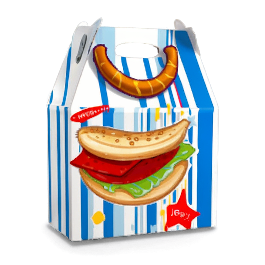 Sports Themed Happy Meal Box Png Unn