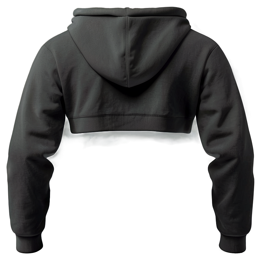 Sporty Black Hoodie Png 05252024