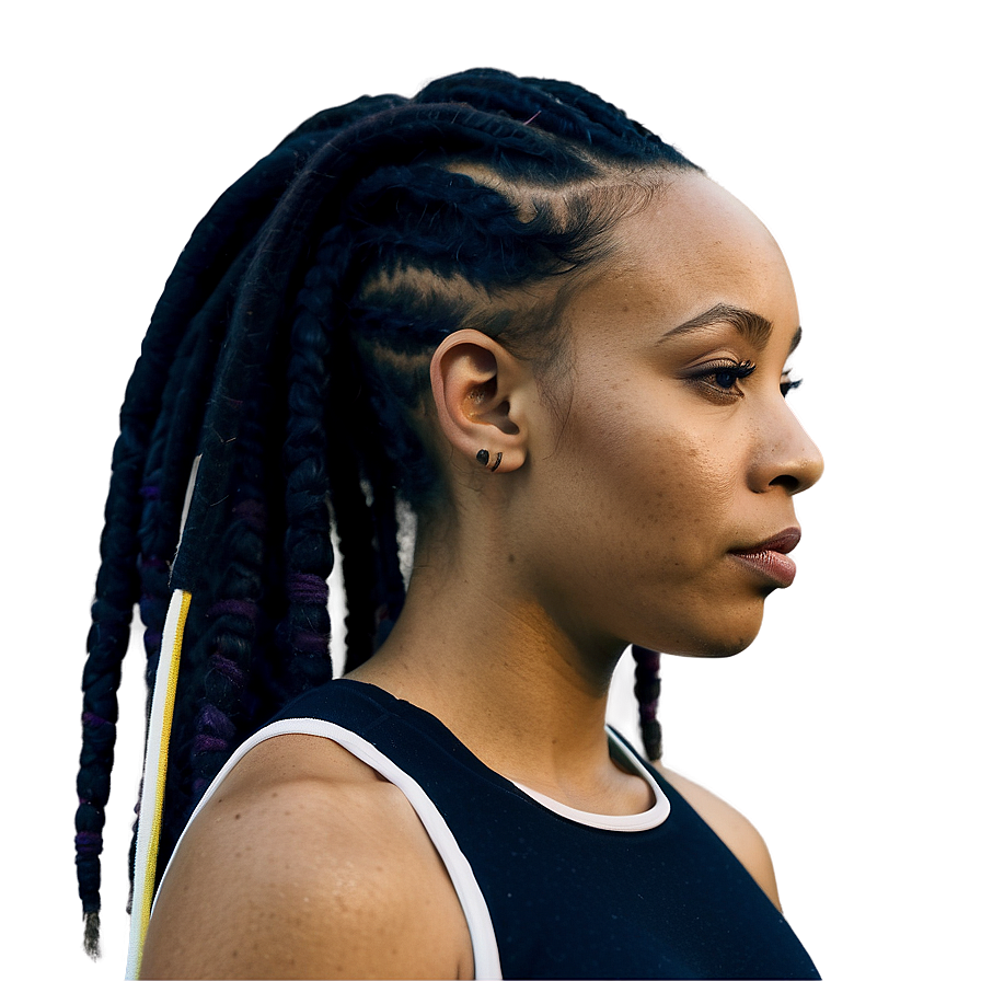 Sporty Dreadlocks Styles Png Fhq