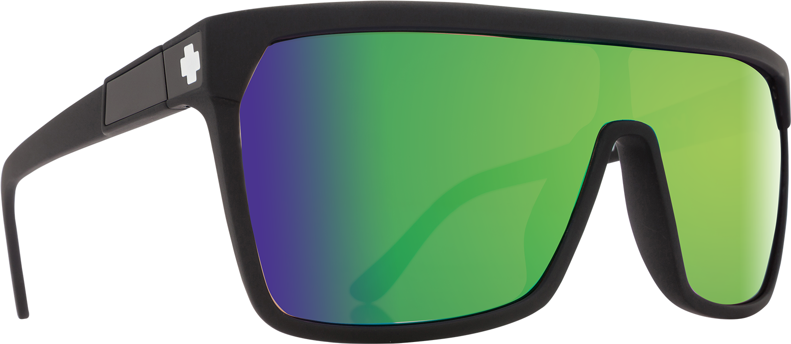 Sporty Sunglasses Green Blue Gradient Lens