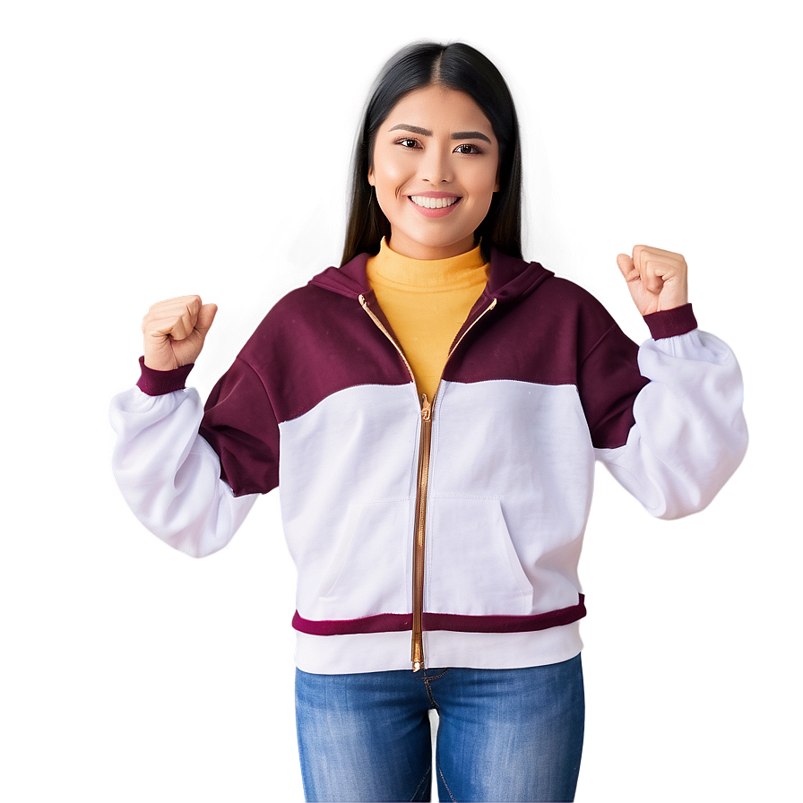 Sporty Zip-up Sweaters Png Exu3