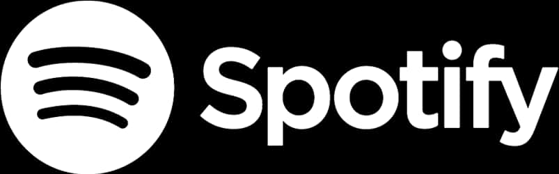 Spotify Logo Blackand White