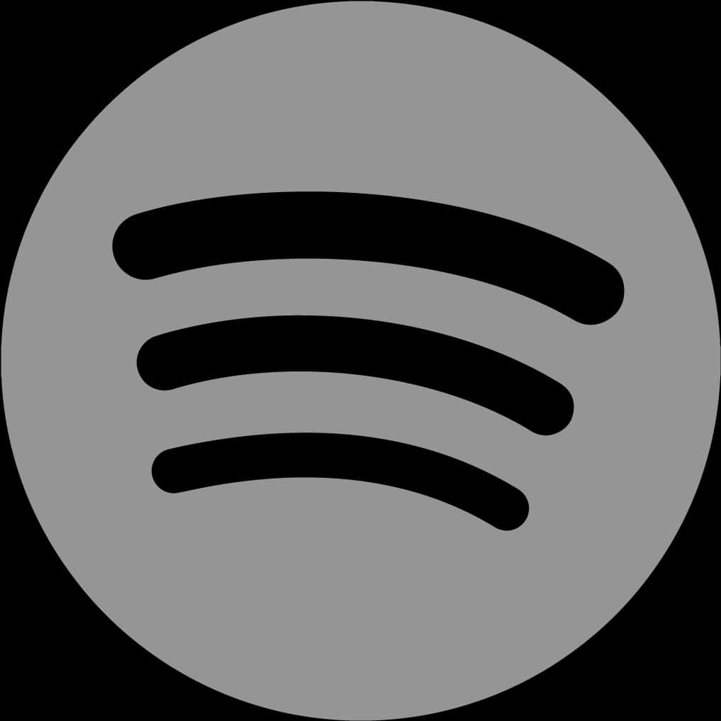 Spotify Logo Blackand White