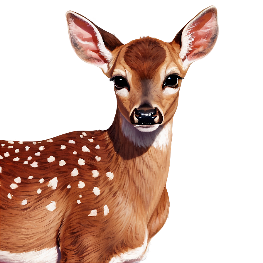 Spotless Fawn Portrait Png 18