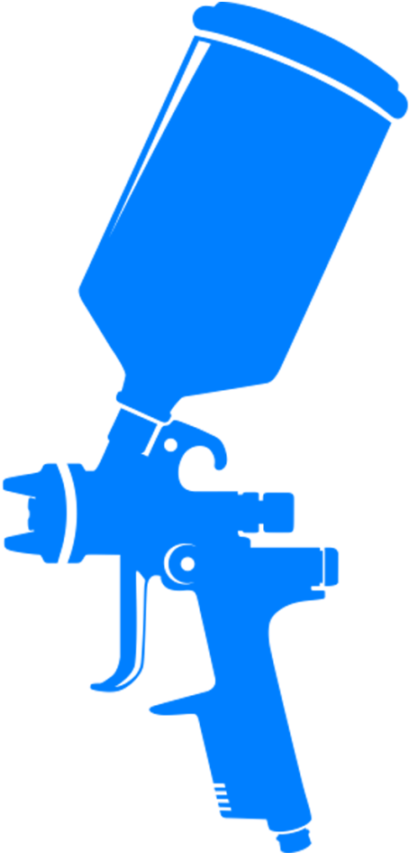 Spray Gun Silhouette Vector