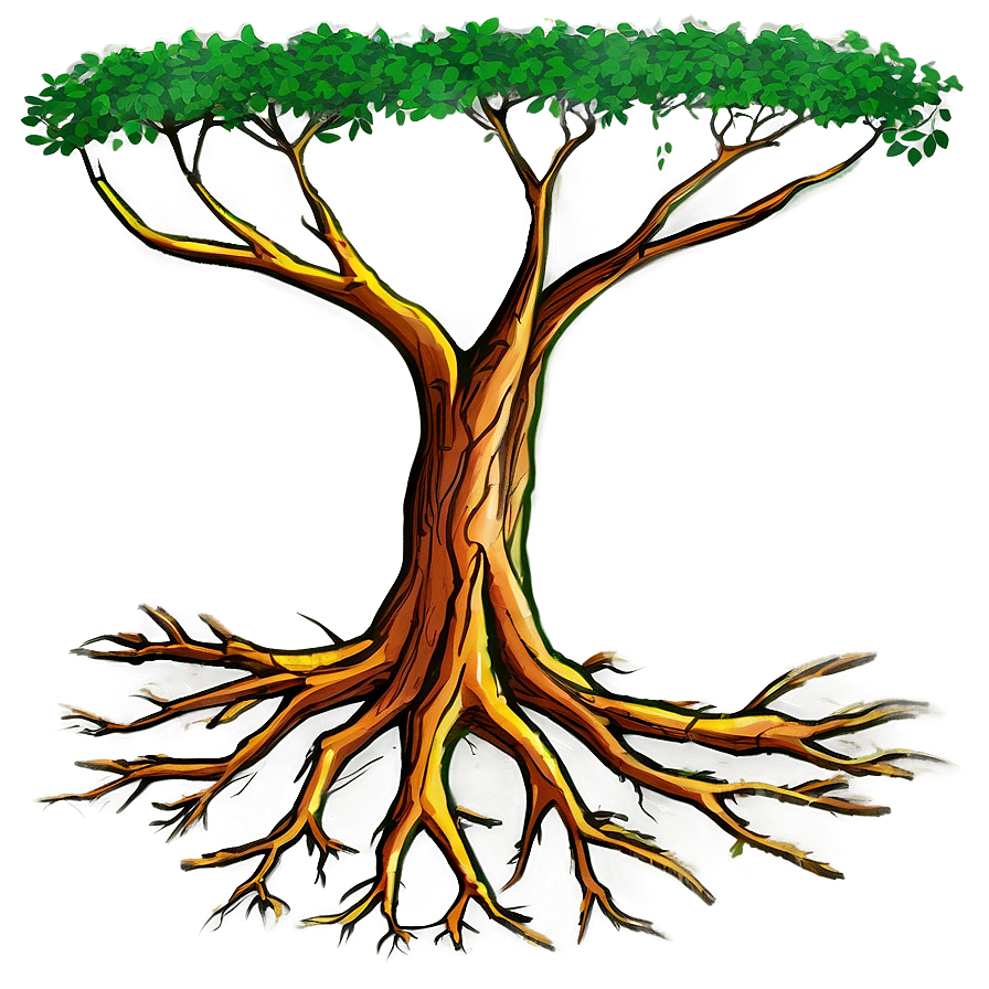 Spreading Tree Roots Png 32