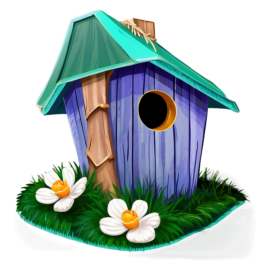 Spring Birdhouse Png Wej