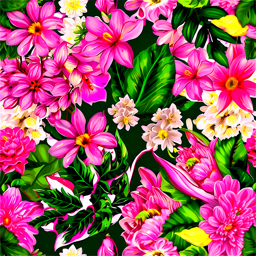 Spring Bloom Floral Png Ovk17